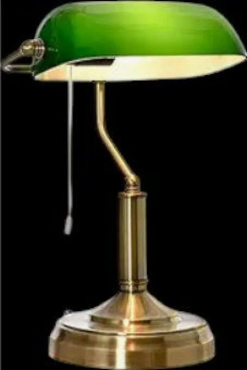 Vintage Harrods Bankers Lamp/Unused Ex Display - Image 4