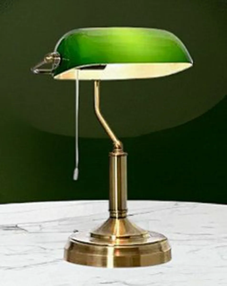 Vintage Harrods Bankers Lamp/Unused Ex Display - Image 1