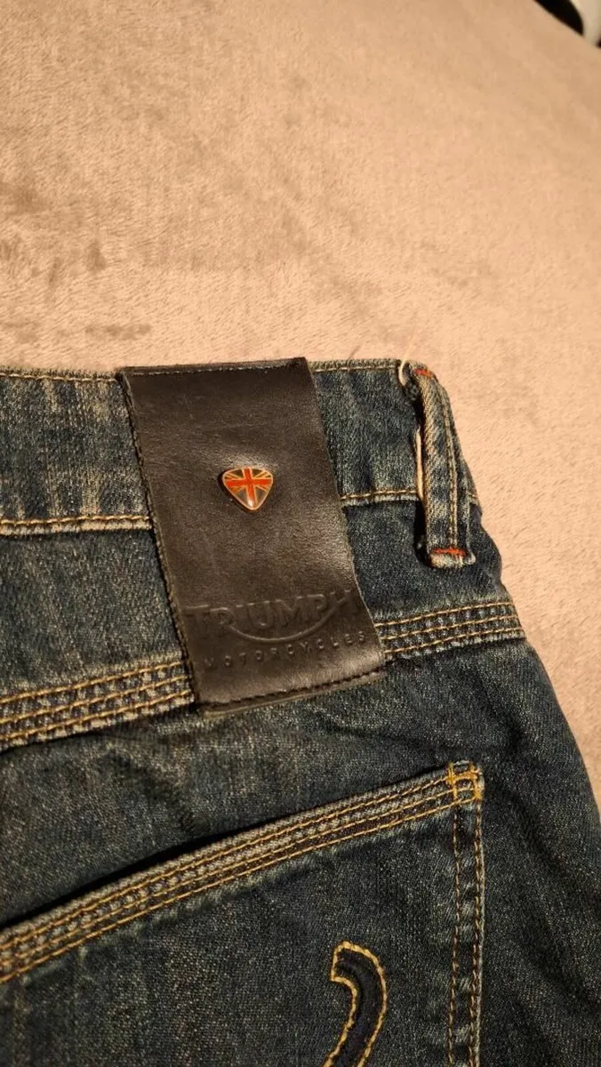 Triumph Heritage Denim Motorcycle Jean - Image 1