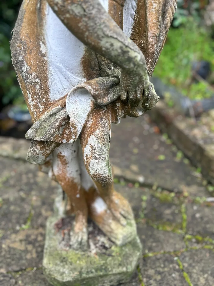 Vintage Garden Statue of a Woman - Image 3