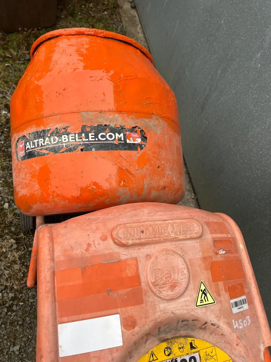 Cement mixer Electric 110 volt Belle mini mix 150 - Image 4