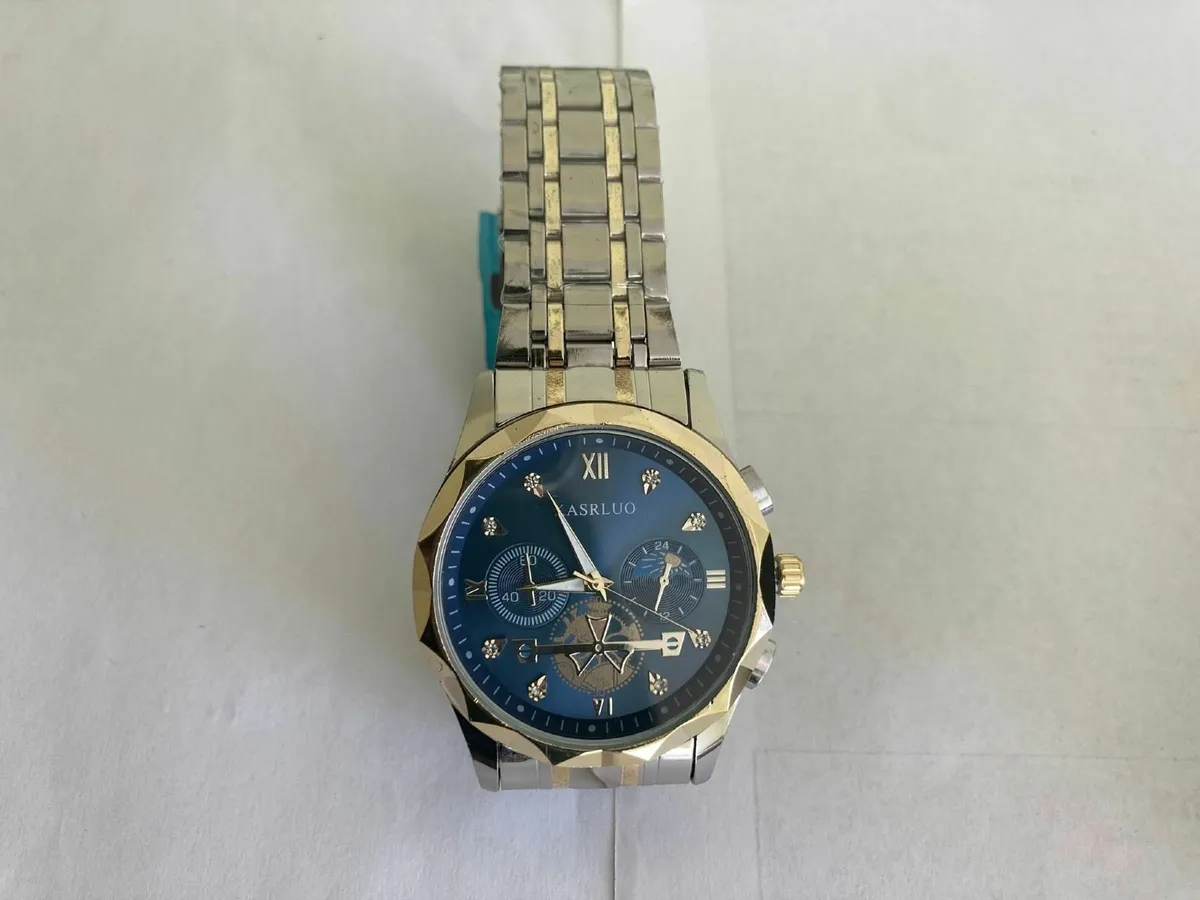 Men’s Quartz Stainless Steel Luxury Watch (New) - Image 3