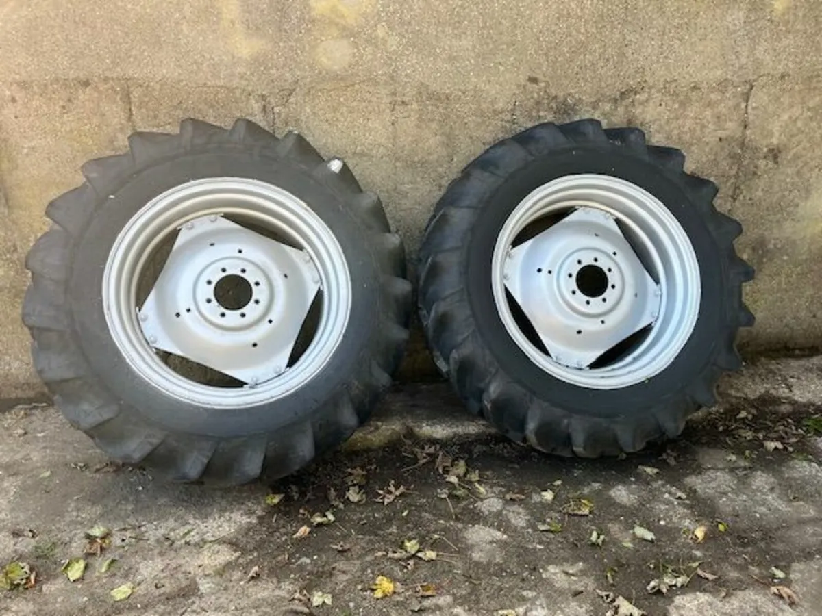 MF 16.9 x 34 Wheels with Barum Tyres - Image 1