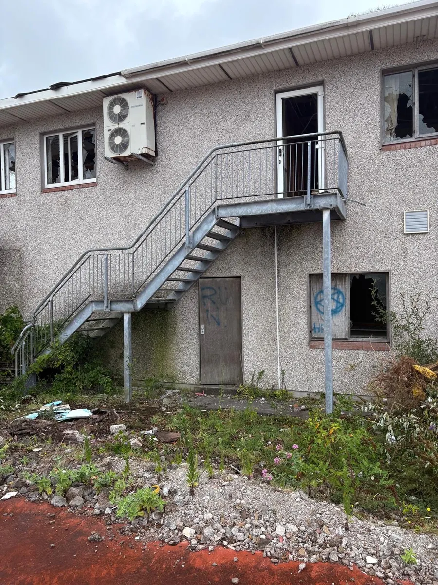Steel Fire Escape Stairs