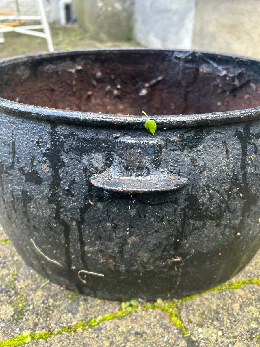 Antique Cast Iron Pot - Image 4