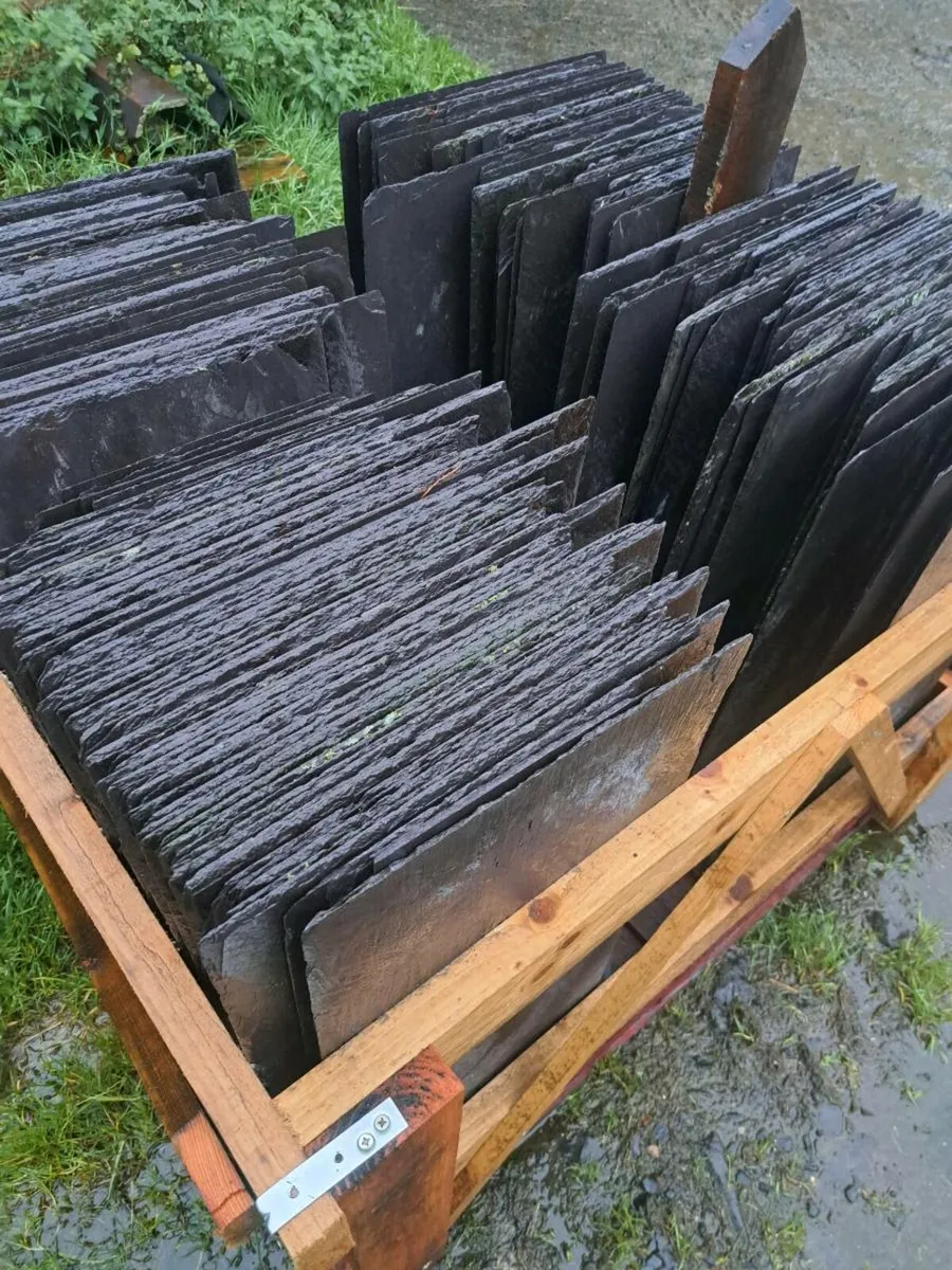 400 qty 30 inch Random Bangor Blue Slates - Image 3