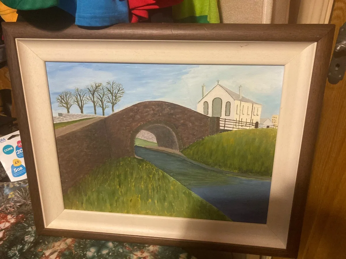 Oil painting Whitehall tullamore co Offaly