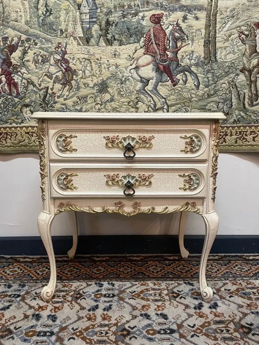 Charming French Vintage Armoire Chest of Drawers - Image 1