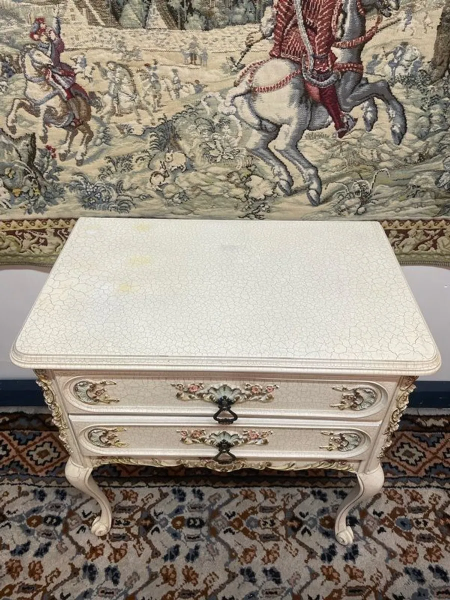 Charming French Vintage Armoire Chest of Drawers - Image 2