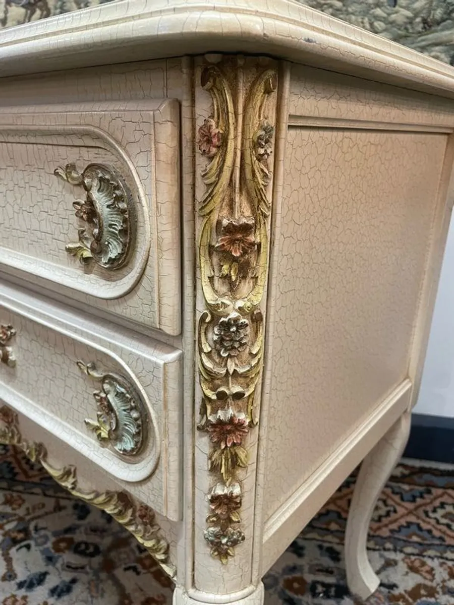 Charming French Vintage Armoire Chest of Drawers - Image 4