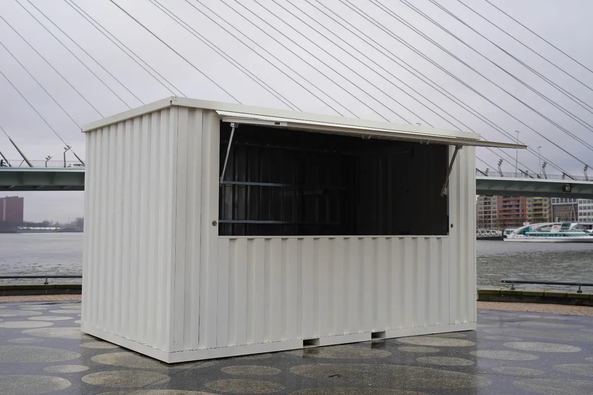 Container Store 4x2 XL in White RAL 9010 - Image 4