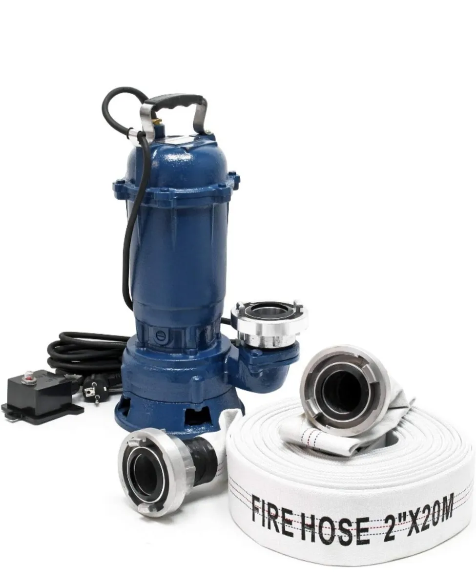 Drainage Pump 1500W, 22800L/h, 20m Hose - Image 1