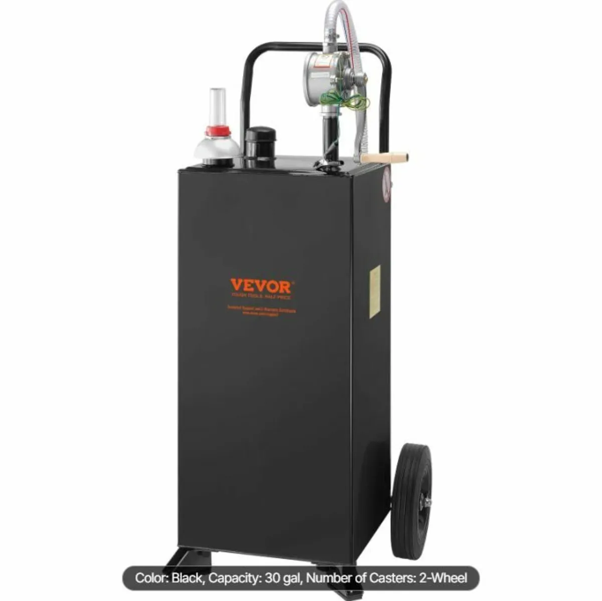 30 Gallon Gas Caddy, Fuel Storage Tank with Wheels - Image 2