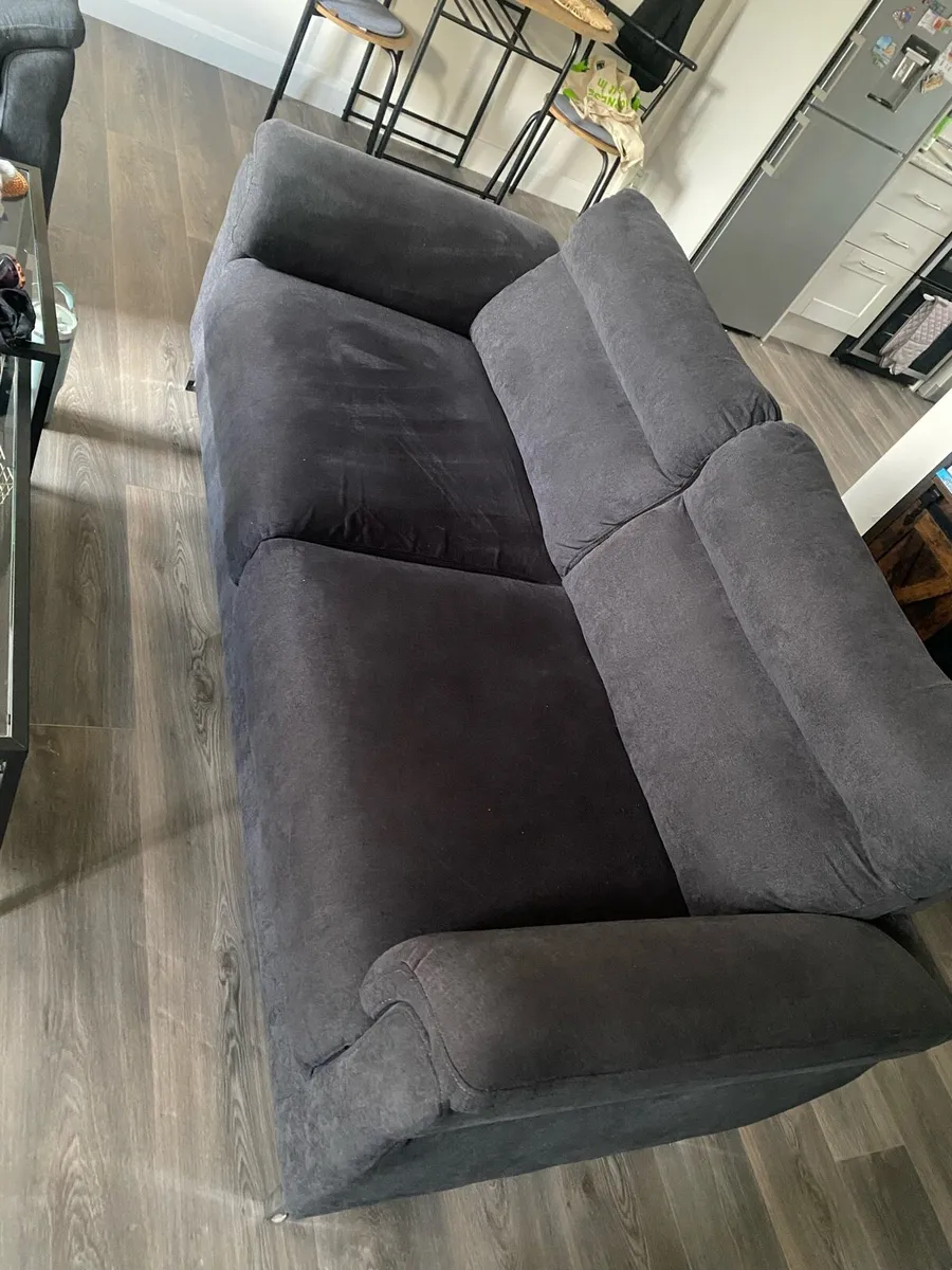 Couches & footstool - Image 2