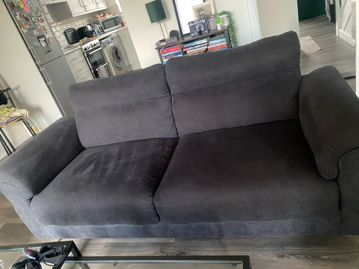 Couches & footstool - Image 3