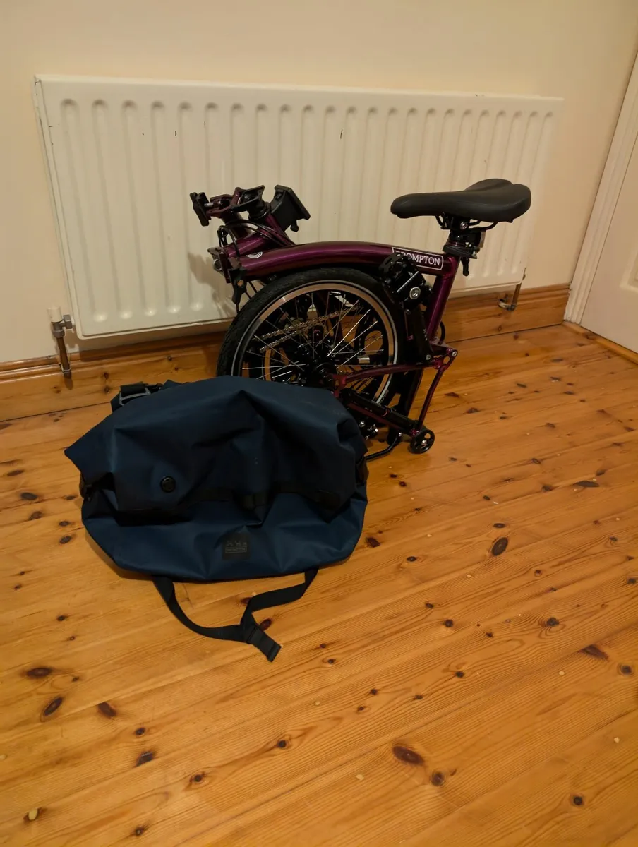 Brompton Bike C Line - 12 Speed - Amethyst Lacquer - Image 4