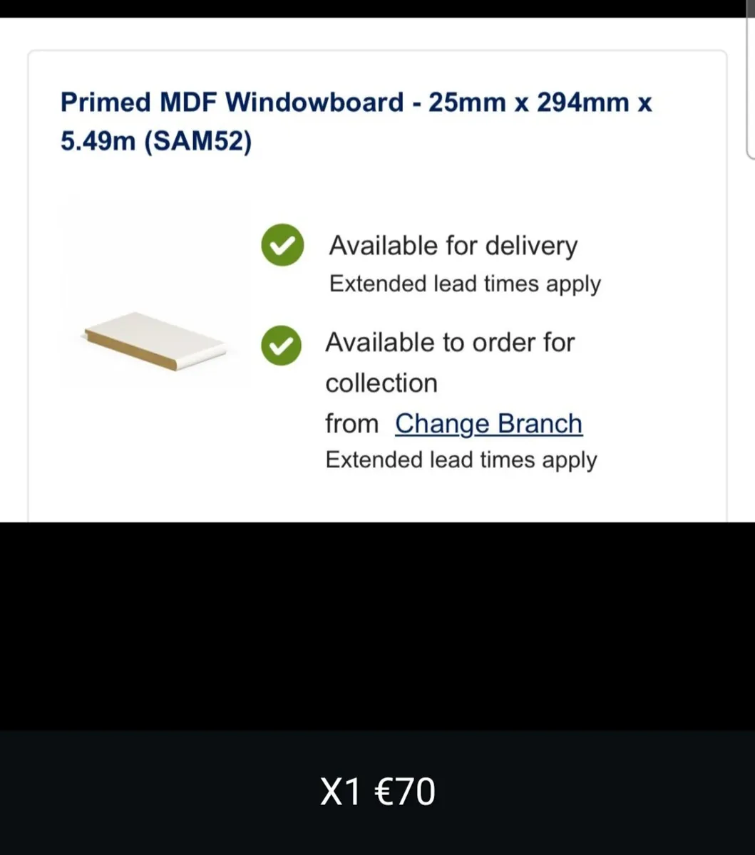 Skirting boards window board - Image 4