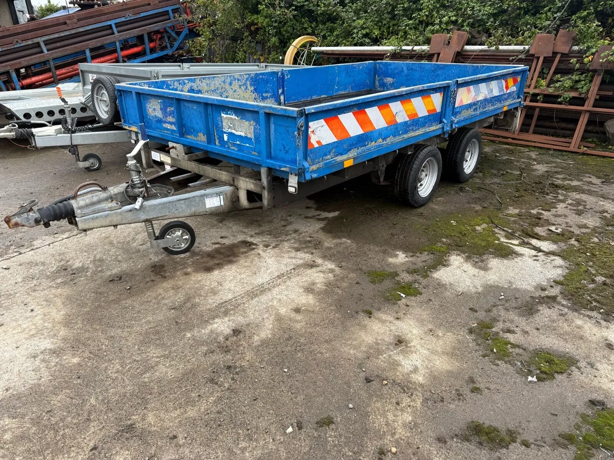 Ifor Williams 12ft 6’6 drop side trailer - Image 1