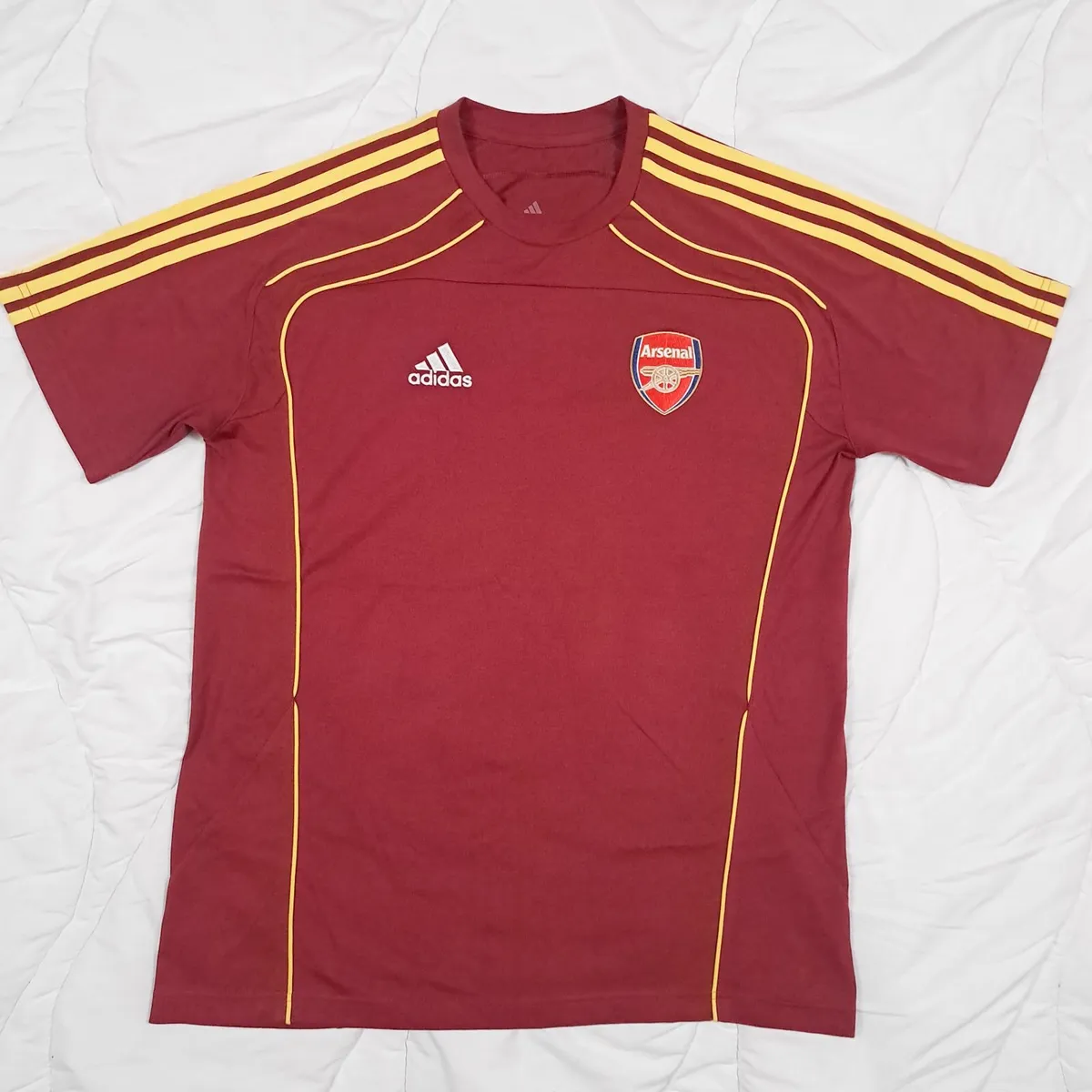 Adidas Arsenal Football UBP Tee Shirt Size L - Image 1