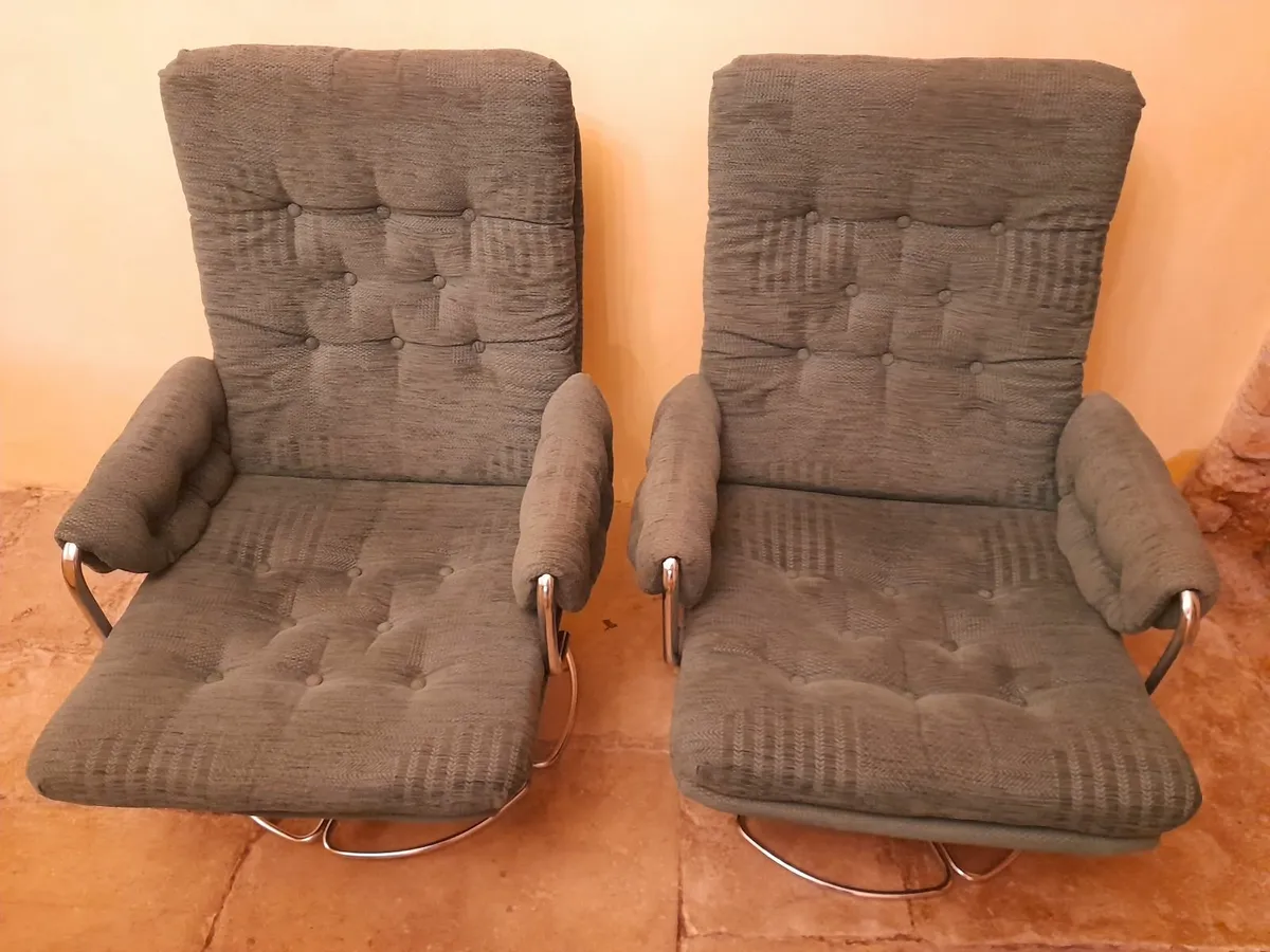 Pair of 1970s Terence conran habitat chairs - Image 4