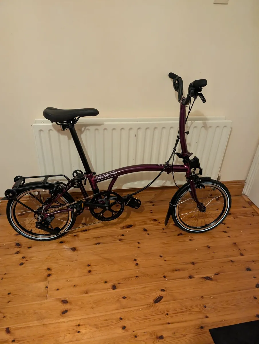 Brompton Bike C Line - 12 Speed - Amethyst Lacquer - Image 1