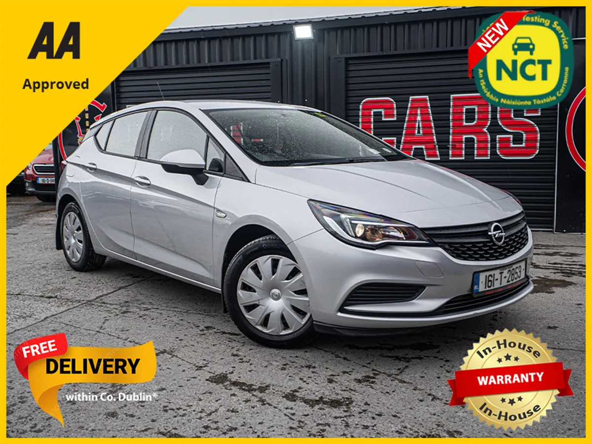 2016 Opel Astra 1.0/New NCT/1 owner/Warranty - Image 1