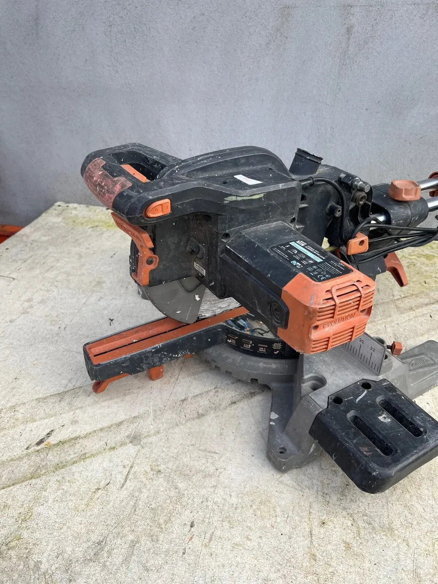 Mitre sliding bevelled chop saw Evolution 2018 - Image 2