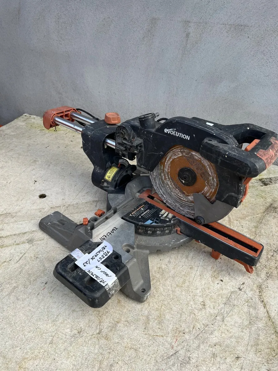 Mitre sliding bevelled chop saw Evolution 2018 - Image 4