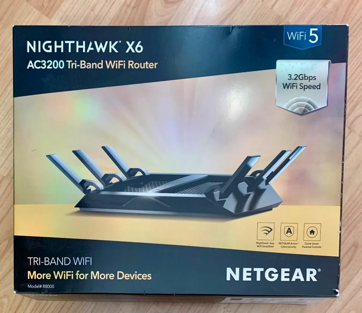 Nighthawk X6 AC3200 Tri Band Router-Model R8000 - Image 1