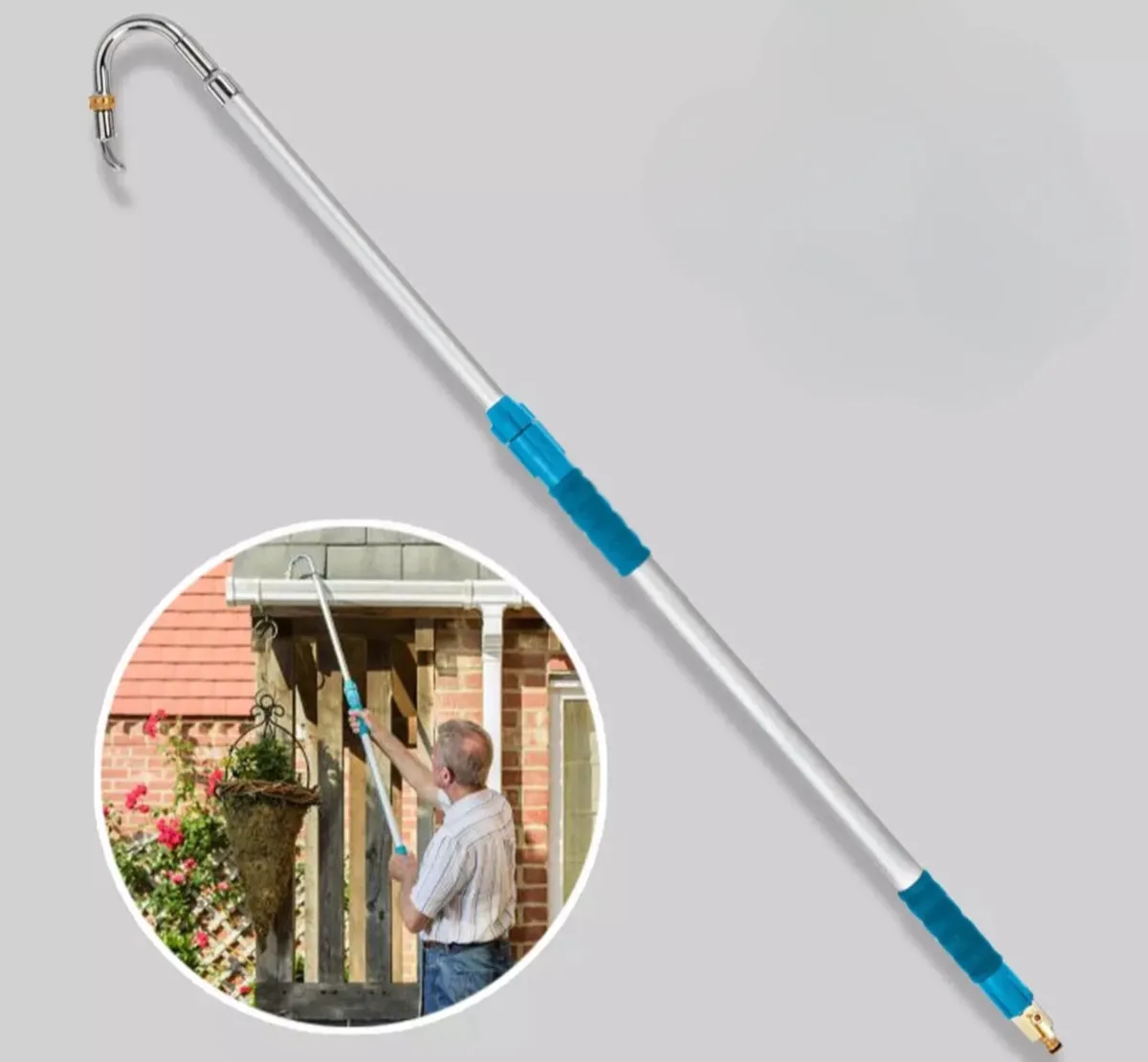 Telescopic Extendable Gutter Cleaner Pole 174cm - Image 2