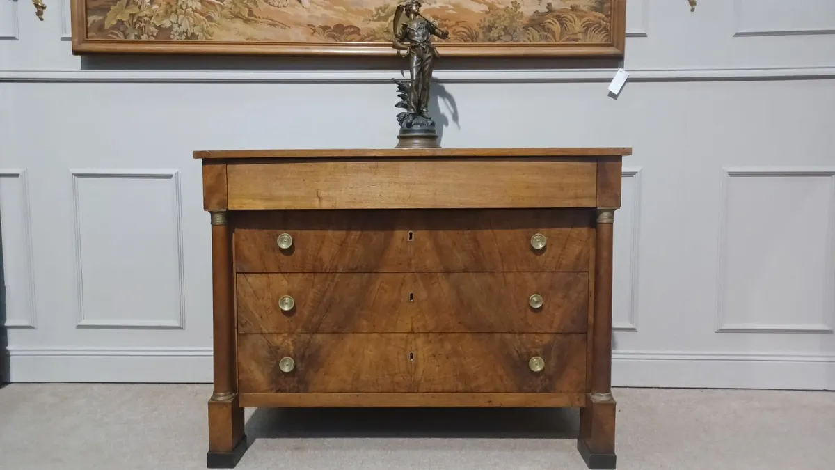 Original French Empire chest of drawers - Image 1