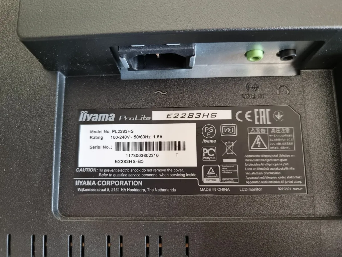 iiyama Prolite 22" Flat Panel Monitor - Image 4