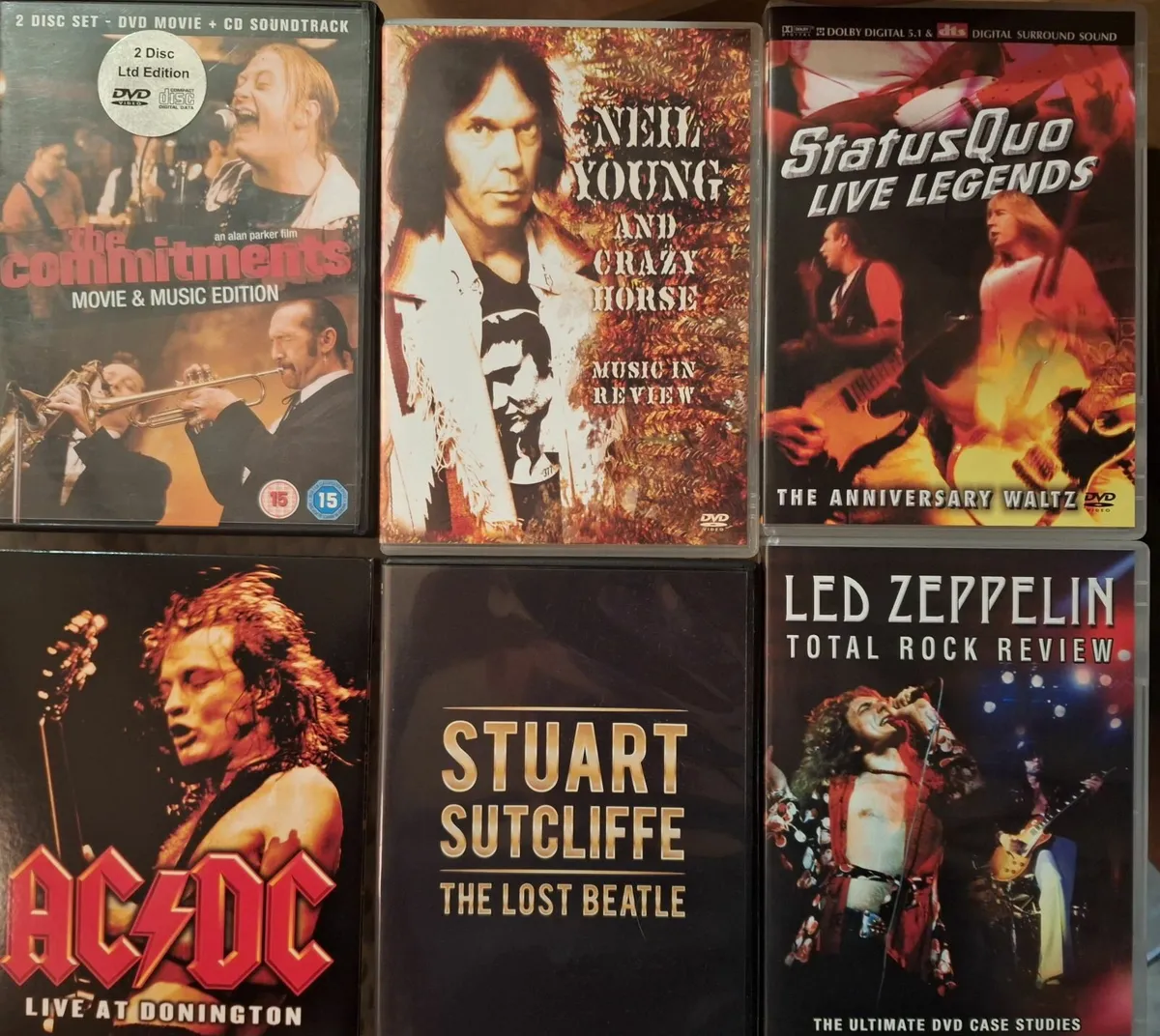 Music and documentary dvds