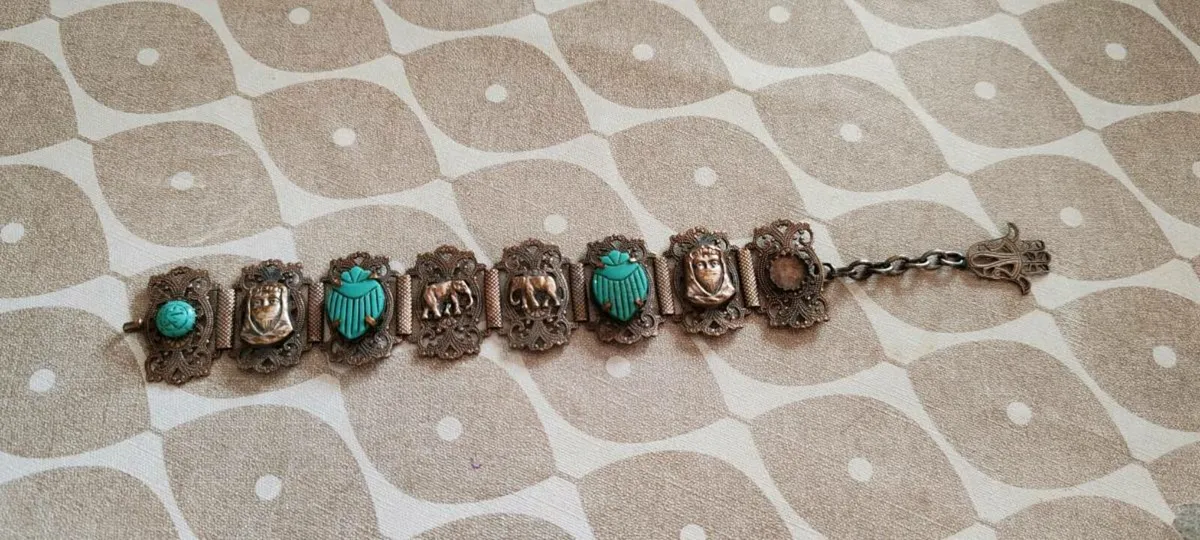 Vintage Egyptian bracelet - Image 1