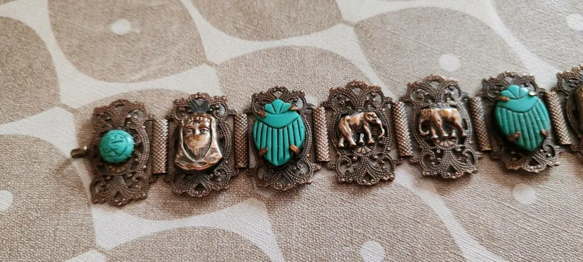 Vintage Egyptian bracelet - Image 3
