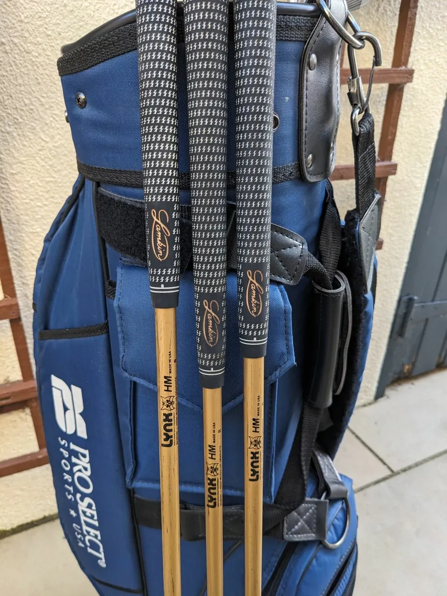 Full Set Lynx American Irons & Golf Bag - Image 4