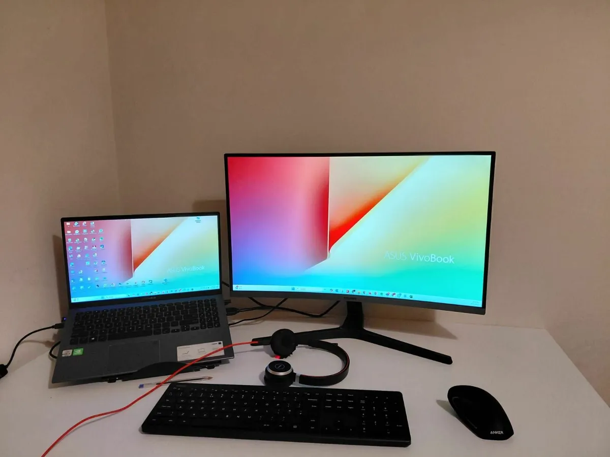 Samsung 27" Curved Monitor for Sale - Image 1