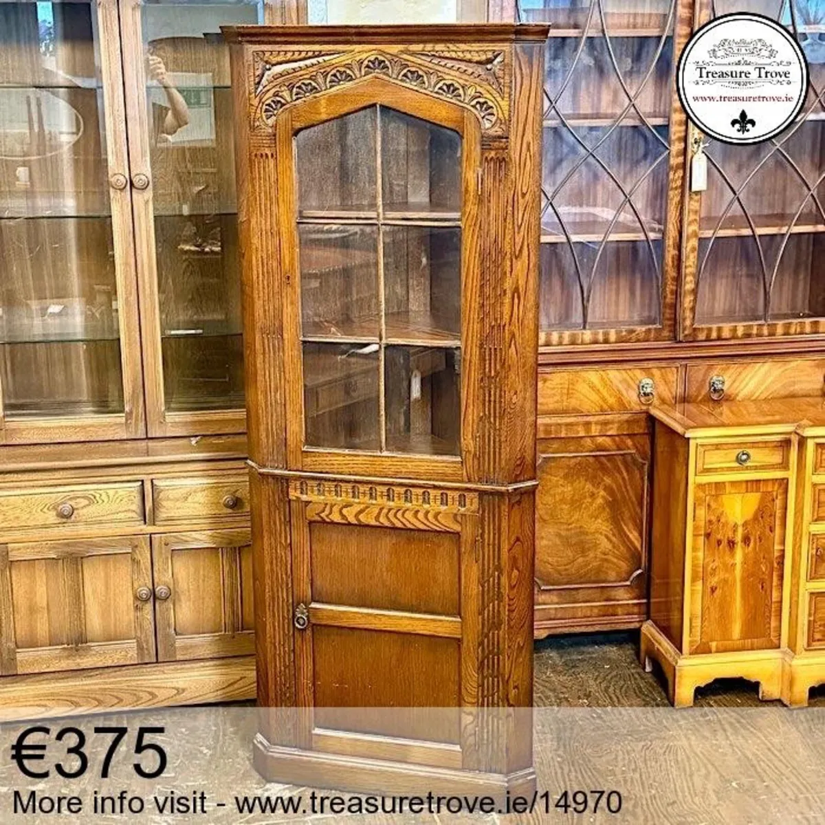 Vintage and antique corner cabinets - Image 1