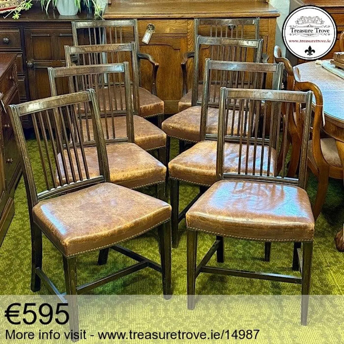 Antique & Vintage Sets of Dining Chairs - Image 1