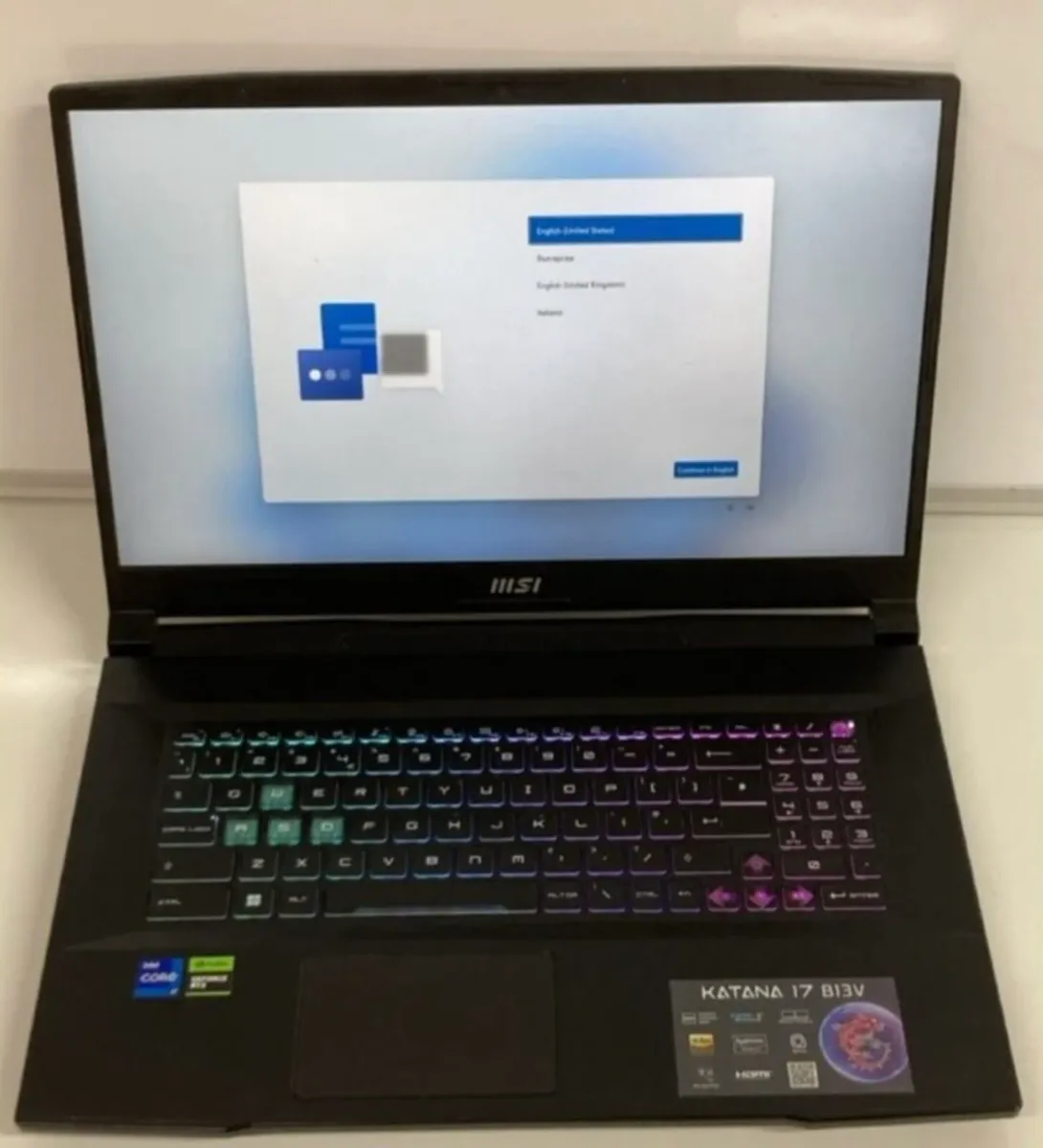 MSI KATANA 17B13V - Image 1