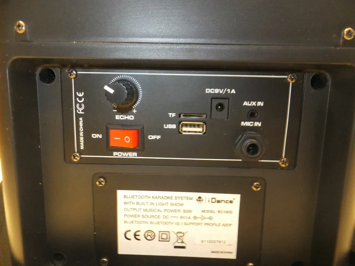 iDance Sing Cube Karaoke System with Light Show - Image 4