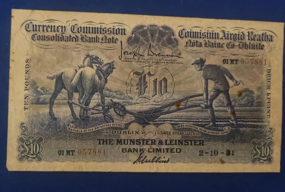 Ploughman 10 Pound Note - Very Rare - Image 1