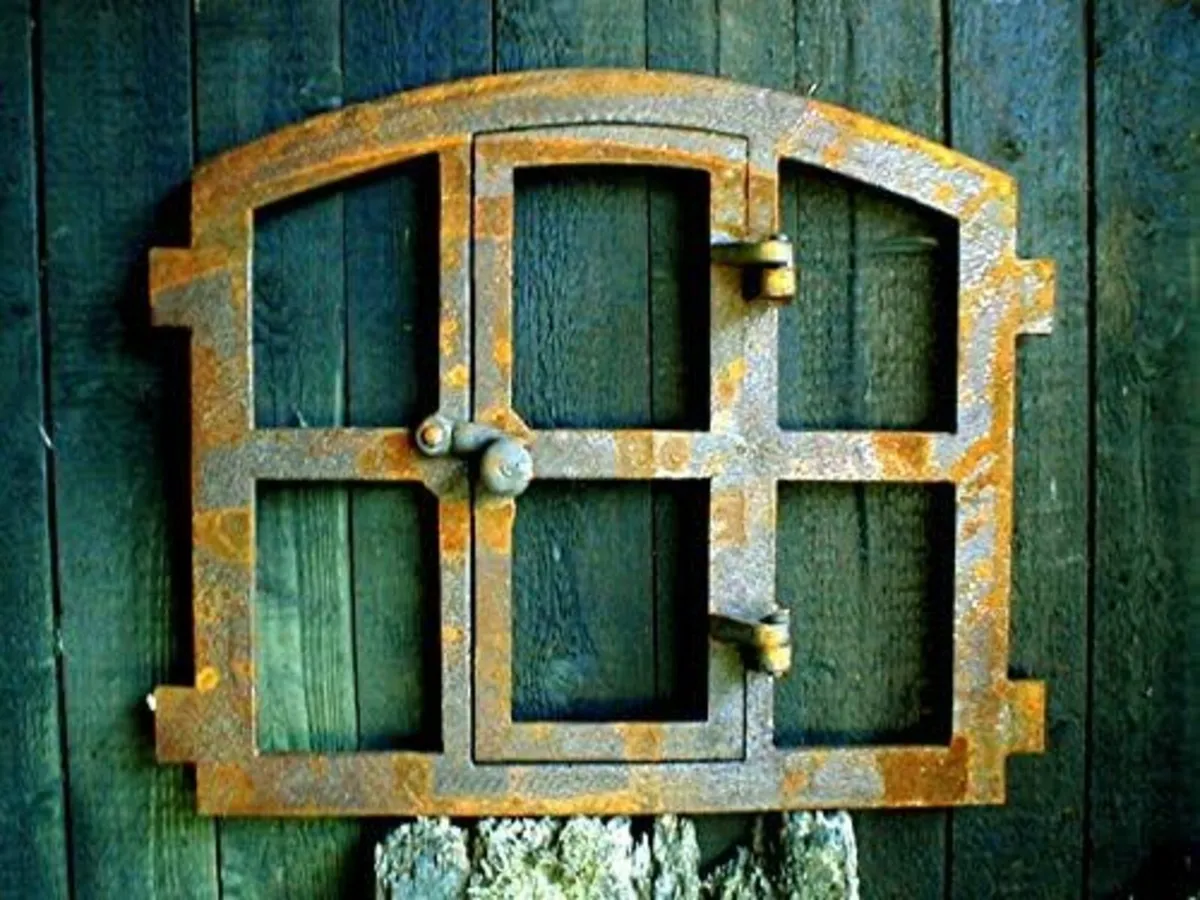 Antique Open Window meticulously handcrafted Rusti - Image 2