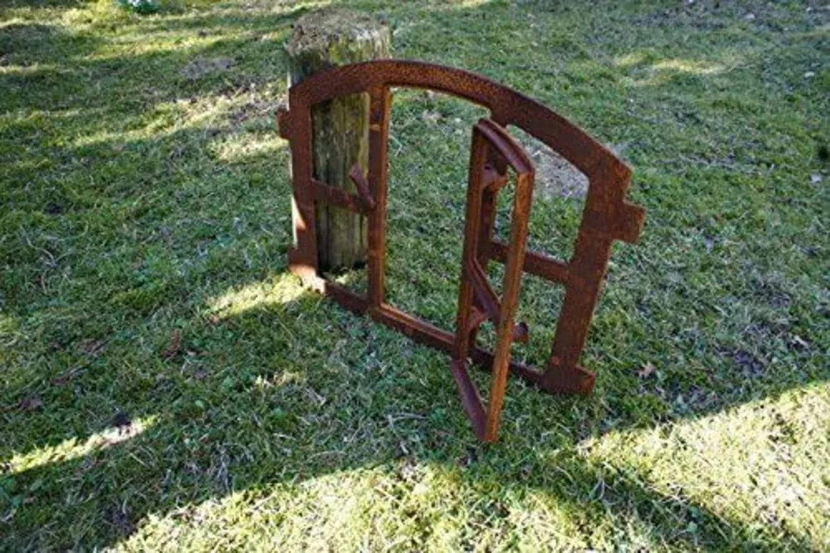 Antique Open Window meticulously handcrafted Rusti - Image 1