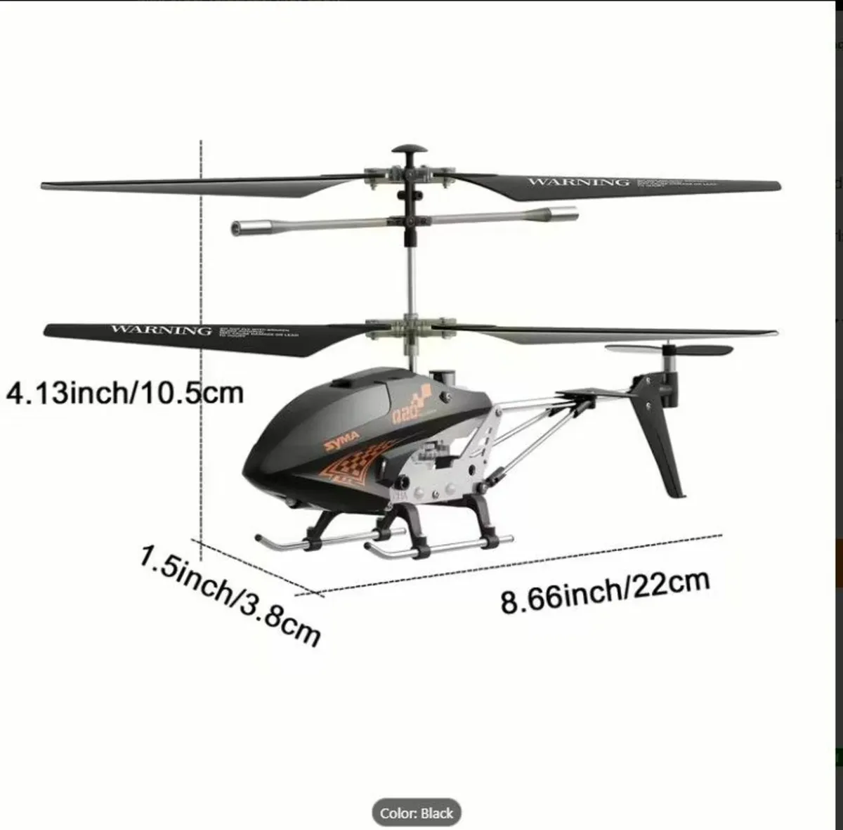 RC Helicopter with Altitude Hold and Remote Contro - Image 2