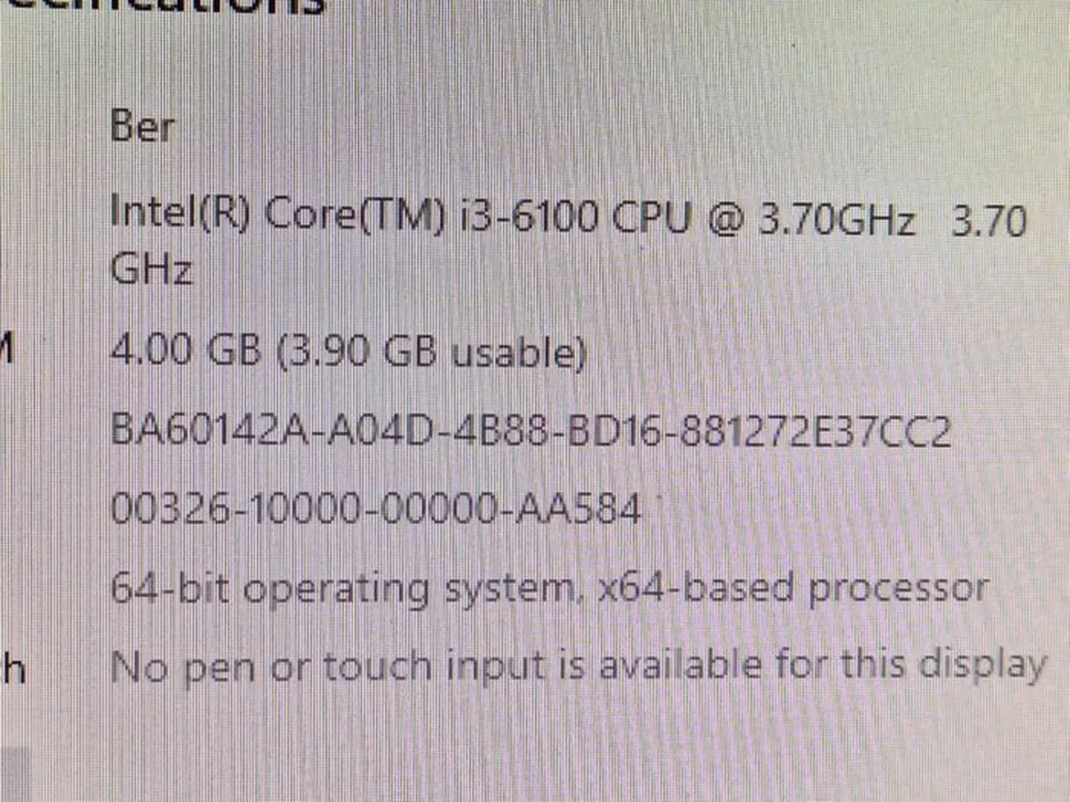 HP Desktop PC, 4GB RAM, 700GB HDD, i3 Core, Wins10 - Image 4