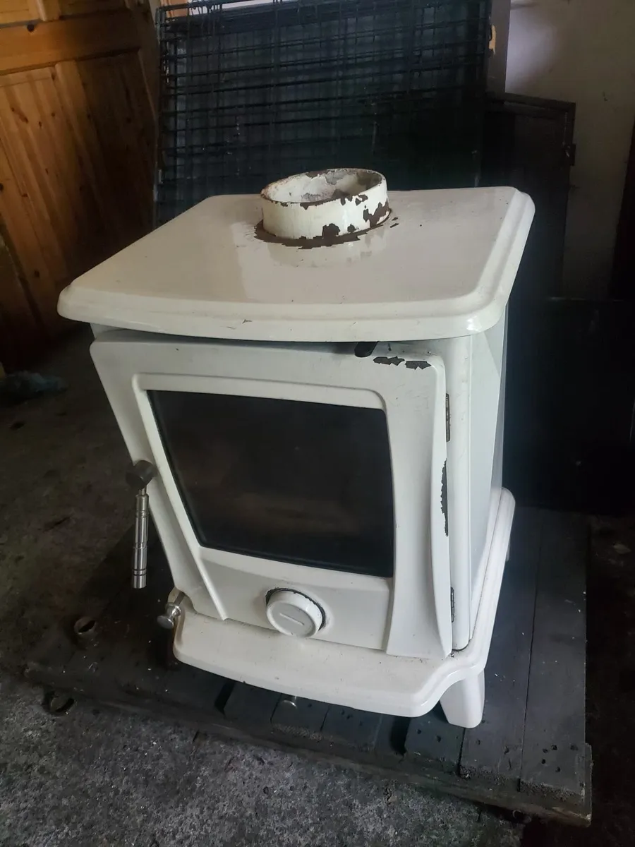 Cream 7kw solid fuel stove - Image 3