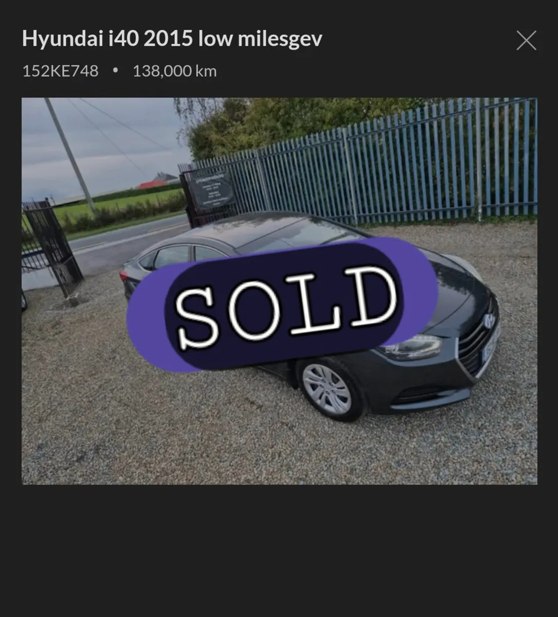 Hyundai i40 2015 low milesgev - Image 1