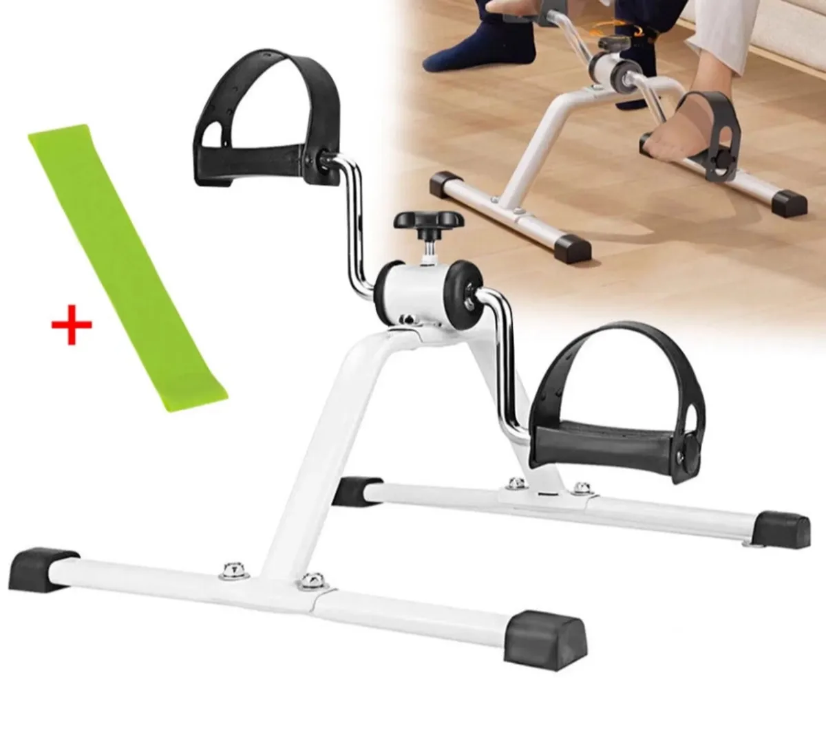 NEW Mini Exercise Bike Portable Pedal Exerciser - Image 2