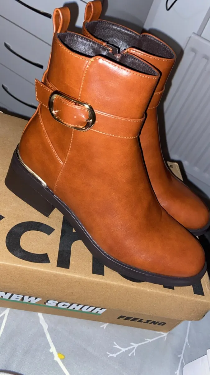 Brand New Brown Boots Never Worn - Image 1